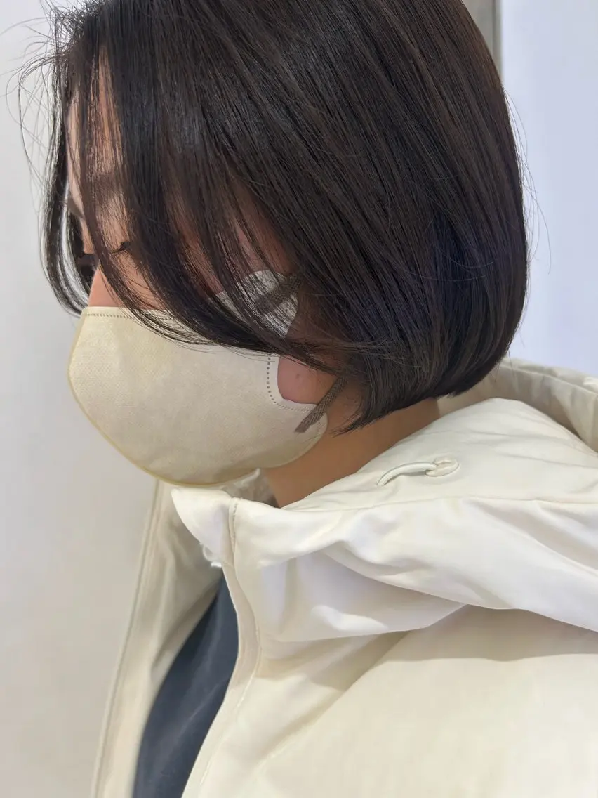 ショート カラー 韓国っぽ透け感カラー マンツーマン🫧なおのヘアスタイル