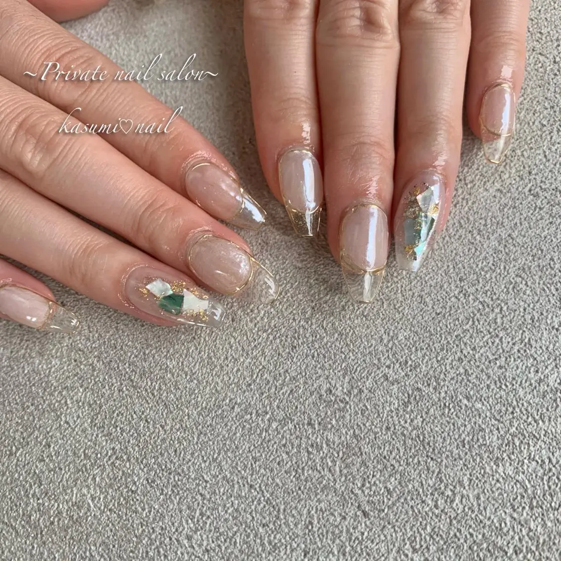 ネイル ラメ(グリッター) マグネットネイル ミラーネイル ニュアンスネイル 冬ネイル KASUMI♡ Nailのネイルデザイン