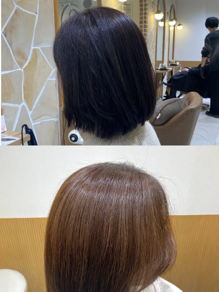 カラー 坂井 茅聖のヘアスタイル