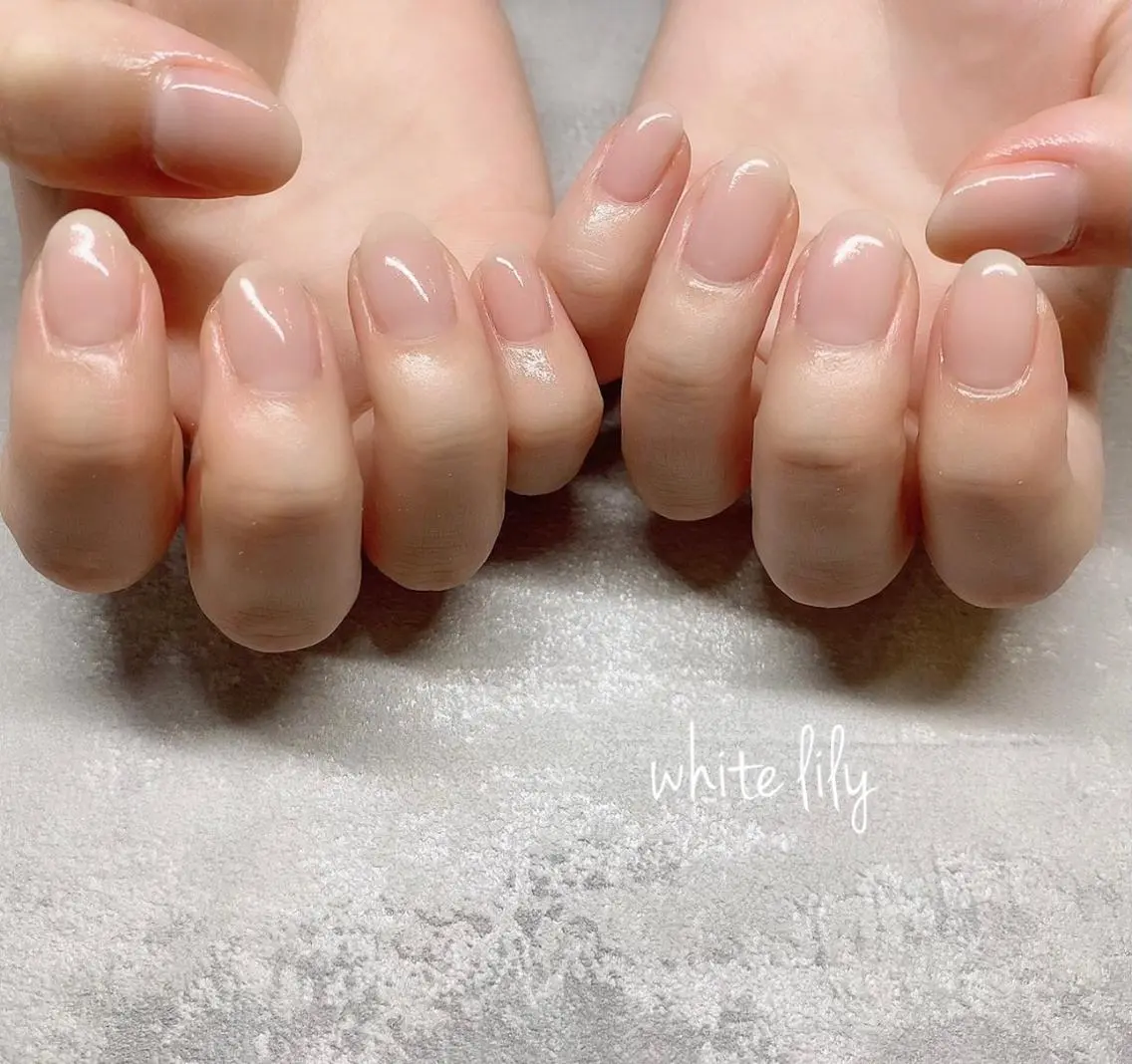 ネイル クリアネイル suuu beautyのネイルデザイン