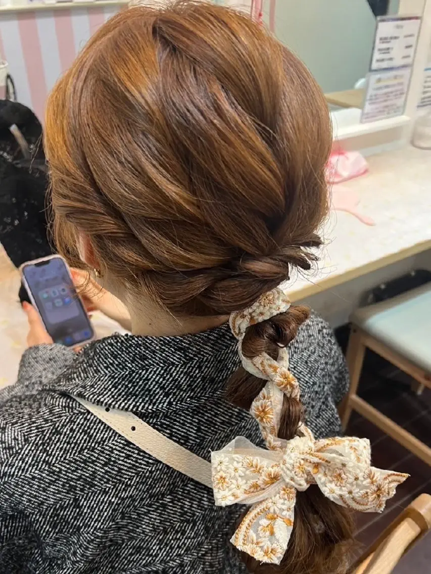 ヘアアレンジ ヘアセット 心斎橋/セットサロン /ボイボイのヘアスタイル