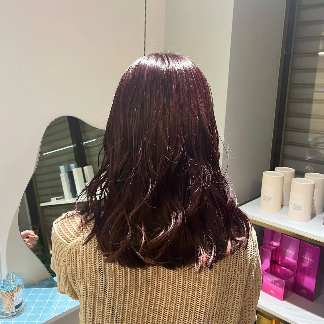 カラー 髪質改善カラー cipre 唯舞のヘアスタイル