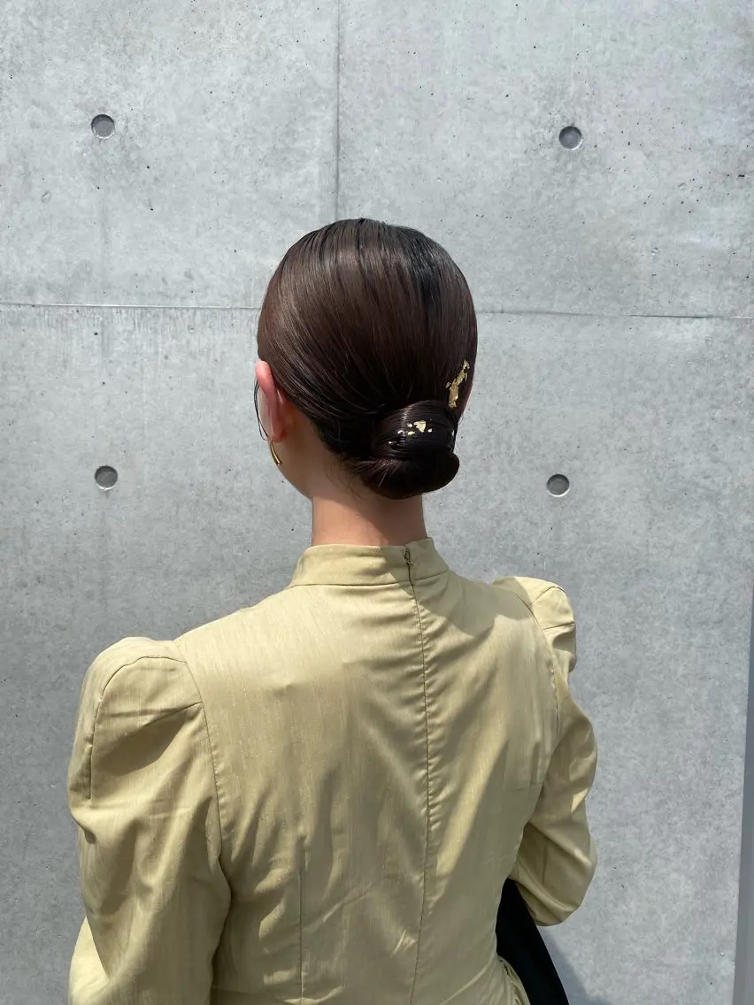 ミディアム ヘアアレンジ ヘアセット mina 🌷のヘアスタイル