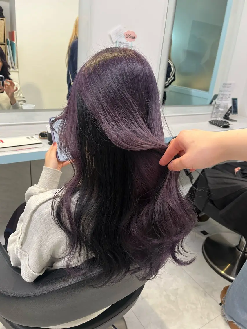 ロング カラー ヘアカラー トリートメント ブリーチカラー 🩵MIZUKIのヘアスタイル