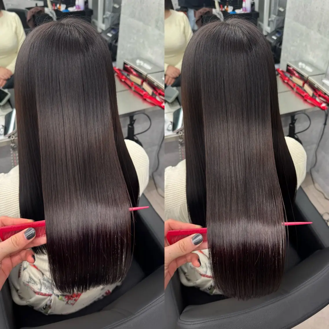 ロング カラー 髪質改善 縮毛矯正 トリートメント 🌈代表 🌈macotoのヘアスタイル