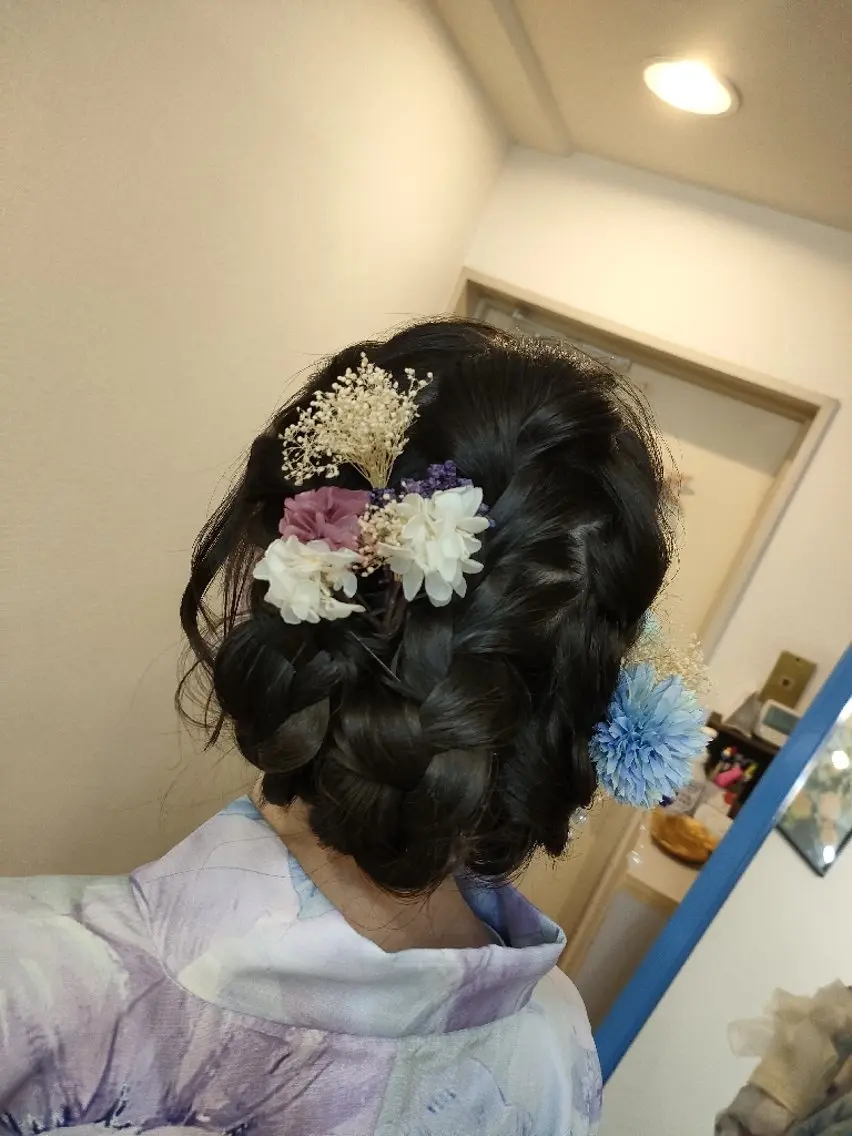 ヘアアレンジ 着付け HempBeauty 浅野アサミのヘアスタイル