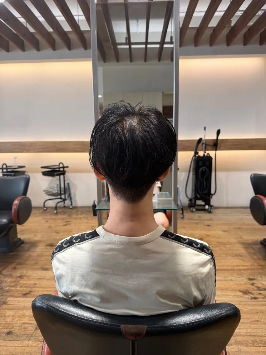 メンズ 刈り上げ 齋藤 百逢のヘアスタイル