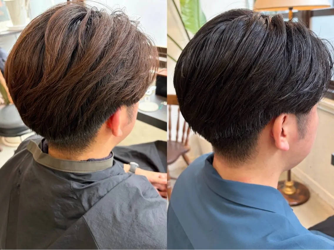 ショート カラー カット ヘアカラー トリートメント 下河 宗太のヘアスタイル