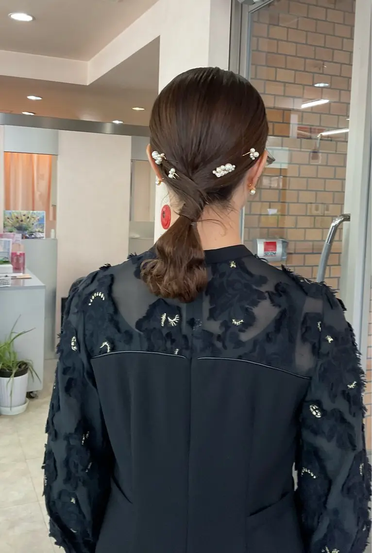 ヘアアレンジの写真