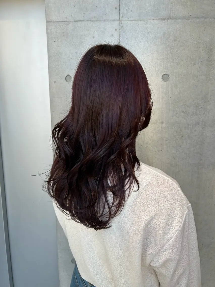 セミロング カラー ヘアアレンジ カット ヘアカラー トリートメント ボブ艶モテカラー🫧 カリンのヘアスタイル