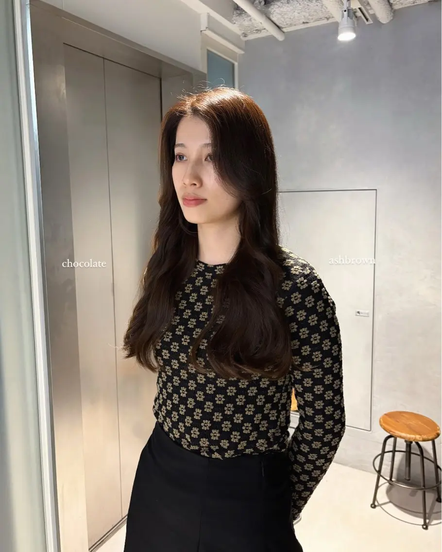 ロング カラー カット ヘアカラー マンツーマン半個室 tamuraのヘアスタイル