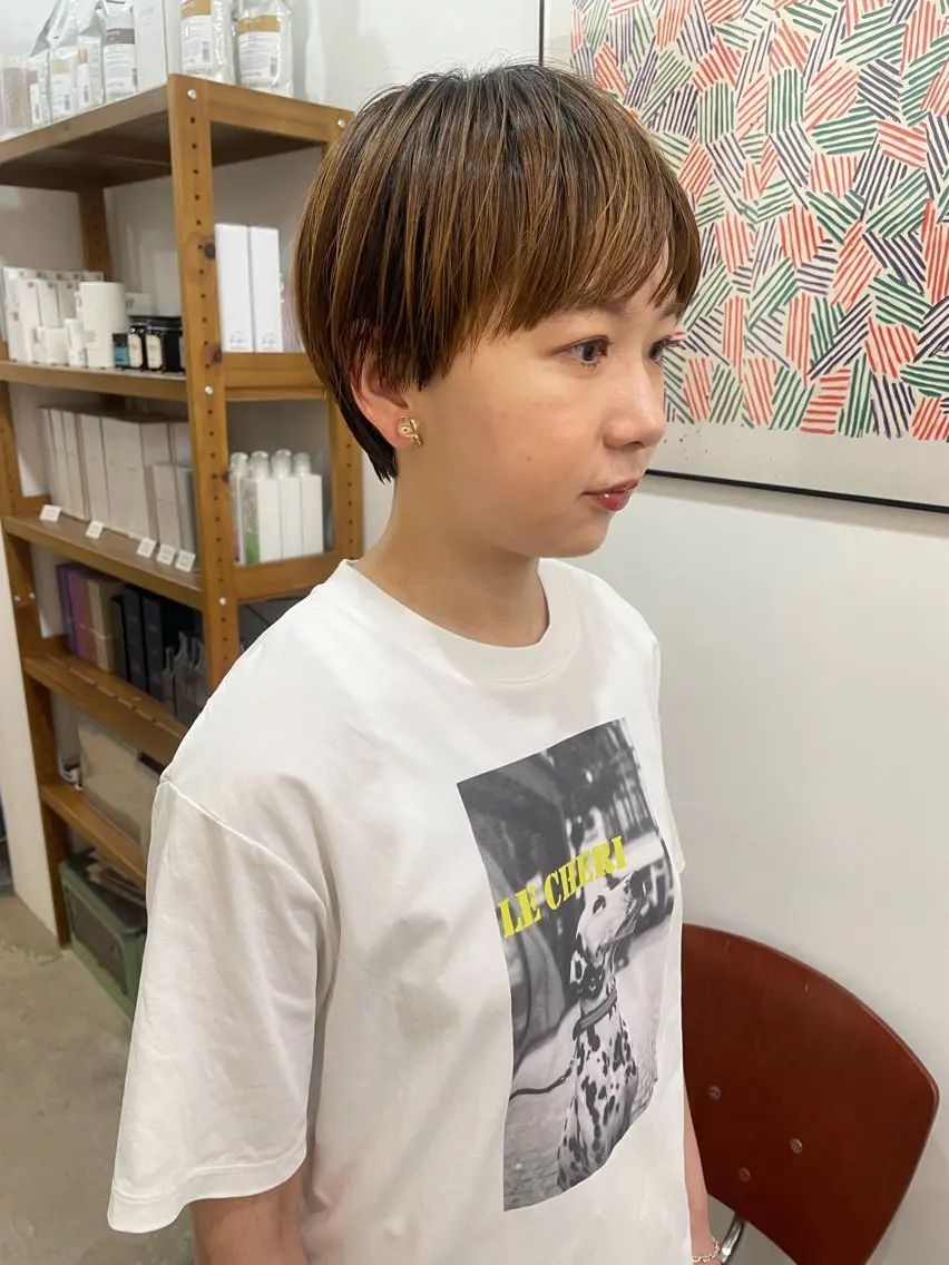 ショート 田邉 愛望のヘアスタイル