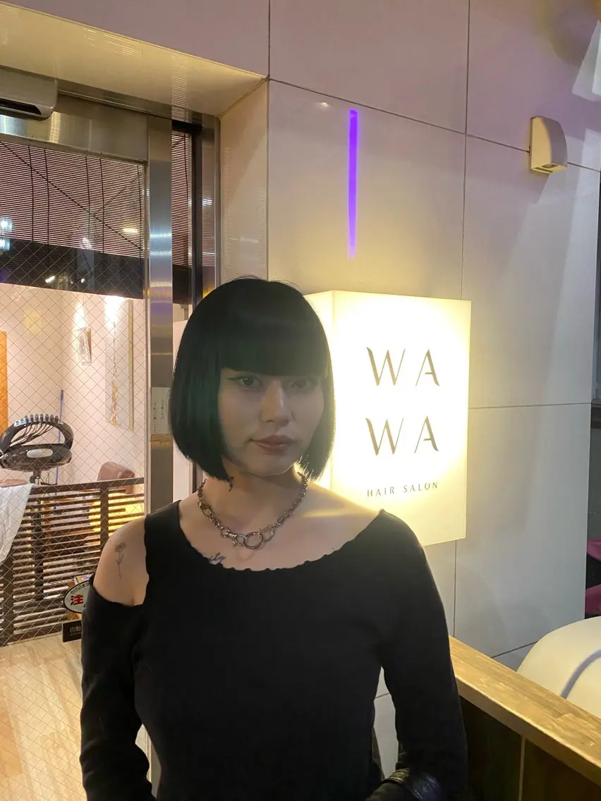 ショート ボブ 艶カラー、パーマ 祥一朗　WAWAのヘアスタイル