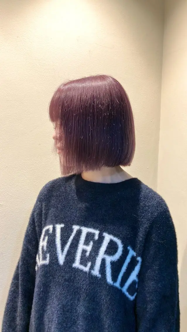 ショート カラー カット ヘアカラー 久野紗愛 【髪質改善　艶髪】のヘアスタイル