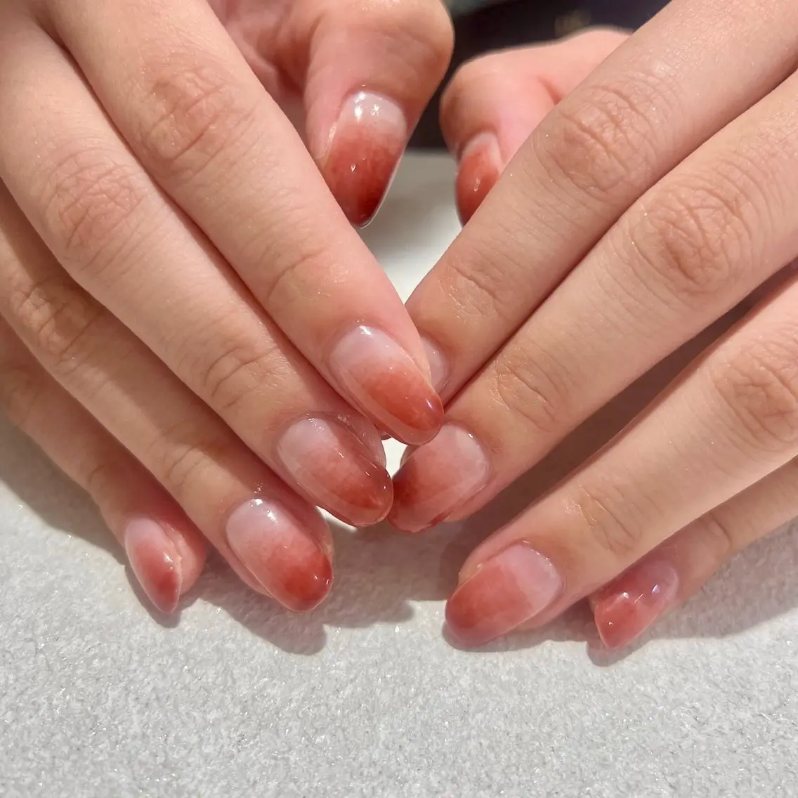 ネイル ジェルネイル グラデーション 韓国ネイル マグネットネイル ミラーネイル ハンドネイル 【池袋】nuts nail　なつみのネイルデザイン