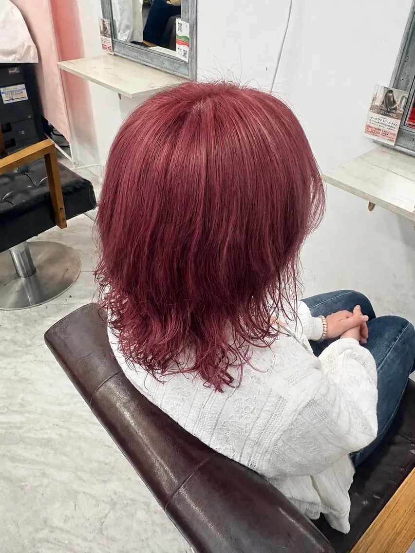 カラー 松木 風夏のヘアスタイル