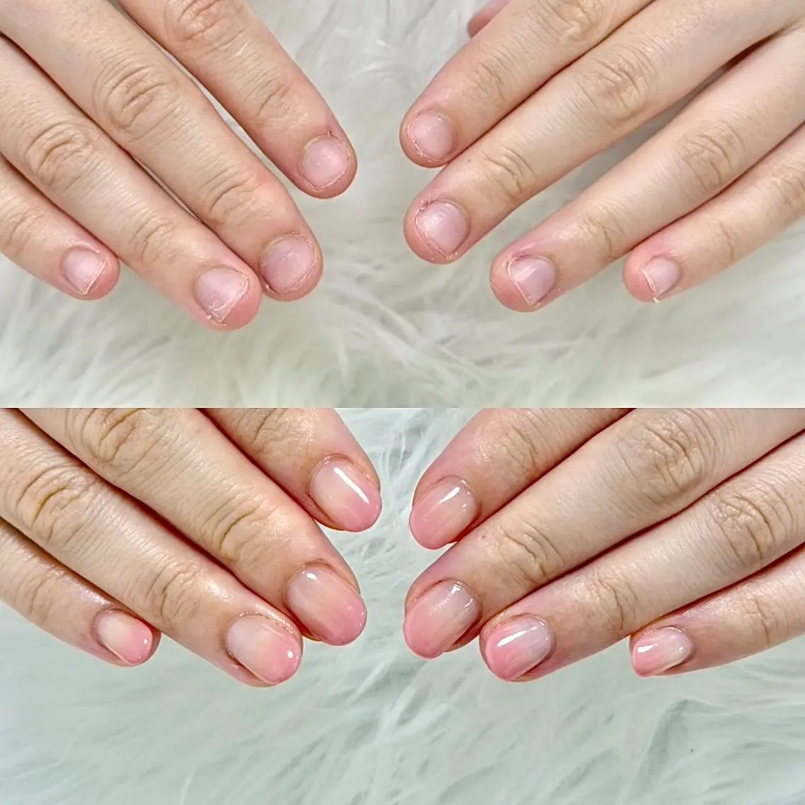 ネイル ジェルネイル グラデーション ワンカラーネイル ハンドネイル PROVE NAIL 爪整体のネイルデザイン