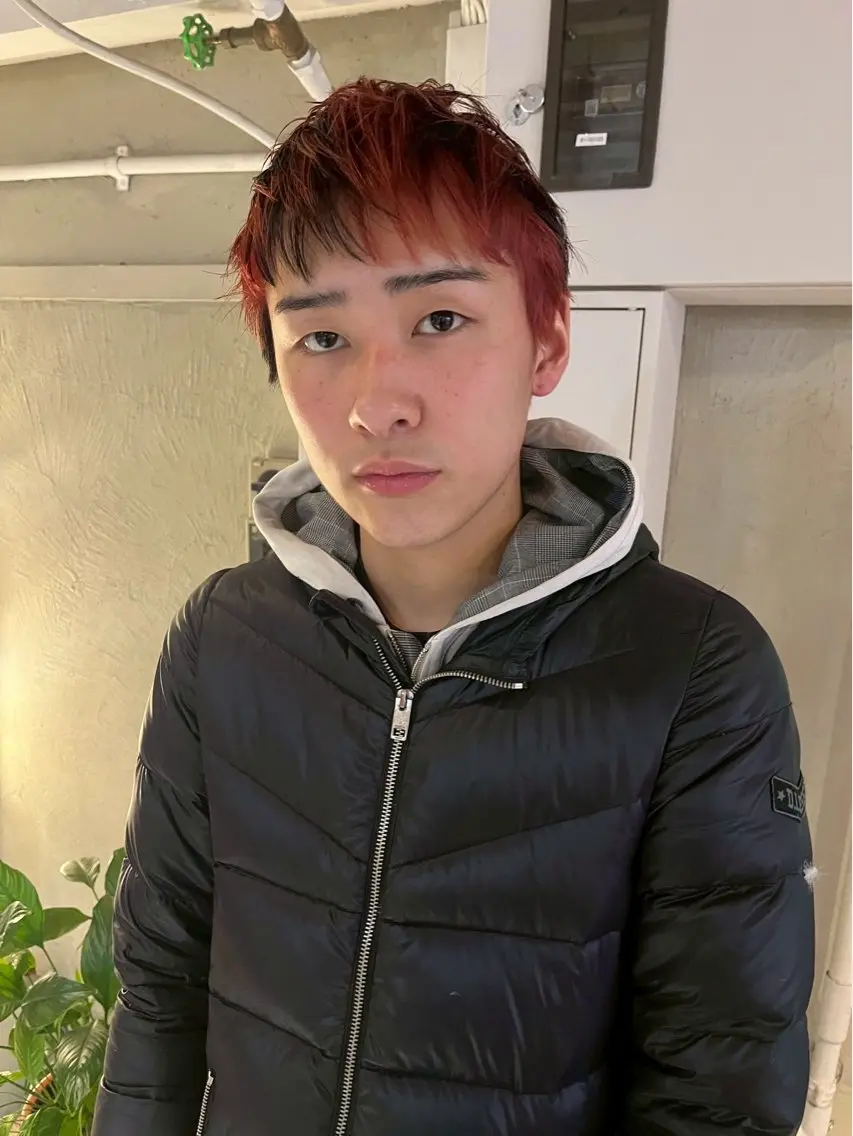 ✔️メンズ限定✔️カット+ブリーチ込ダブルカラー+2stepトリートメント ✨の写真