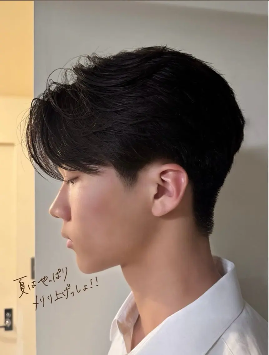 メンズ 韓国風レイヤー 日向 GINZAのヘアスタイル