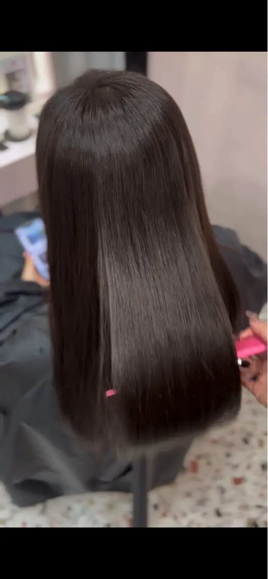 セミロング カラー ショコラグレージュ 透明感カラー グレージュ カット ヘアカラー トリートメント 表参道/ワンホンヘア SAAYA🖤のヘアスタイル