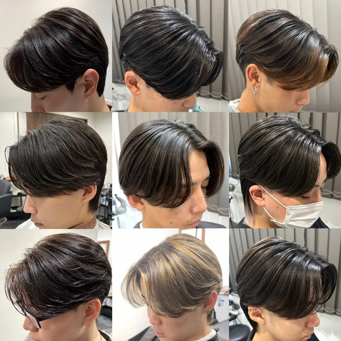 メンズ ulus kobe 藤枝大地のヘアスタイル