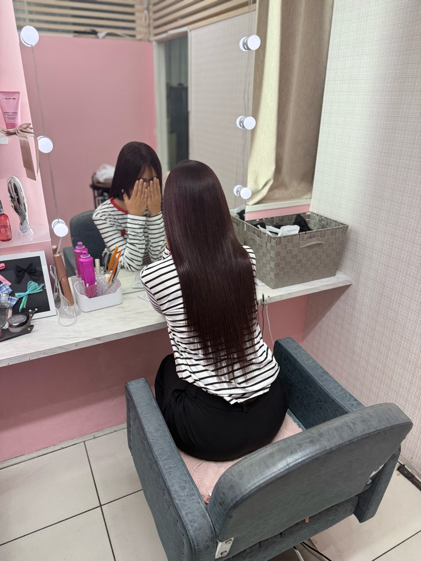 ロング シールエクステ エクステ ロング season ゆみのヘアスタイル