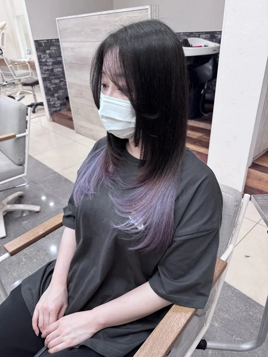 ロング カラー グラデーションカラー レイヤーカット カット ヘアカラー トリートメント ✨カラーの悩み 解決✨斎藤相慶のヘアスタイル
