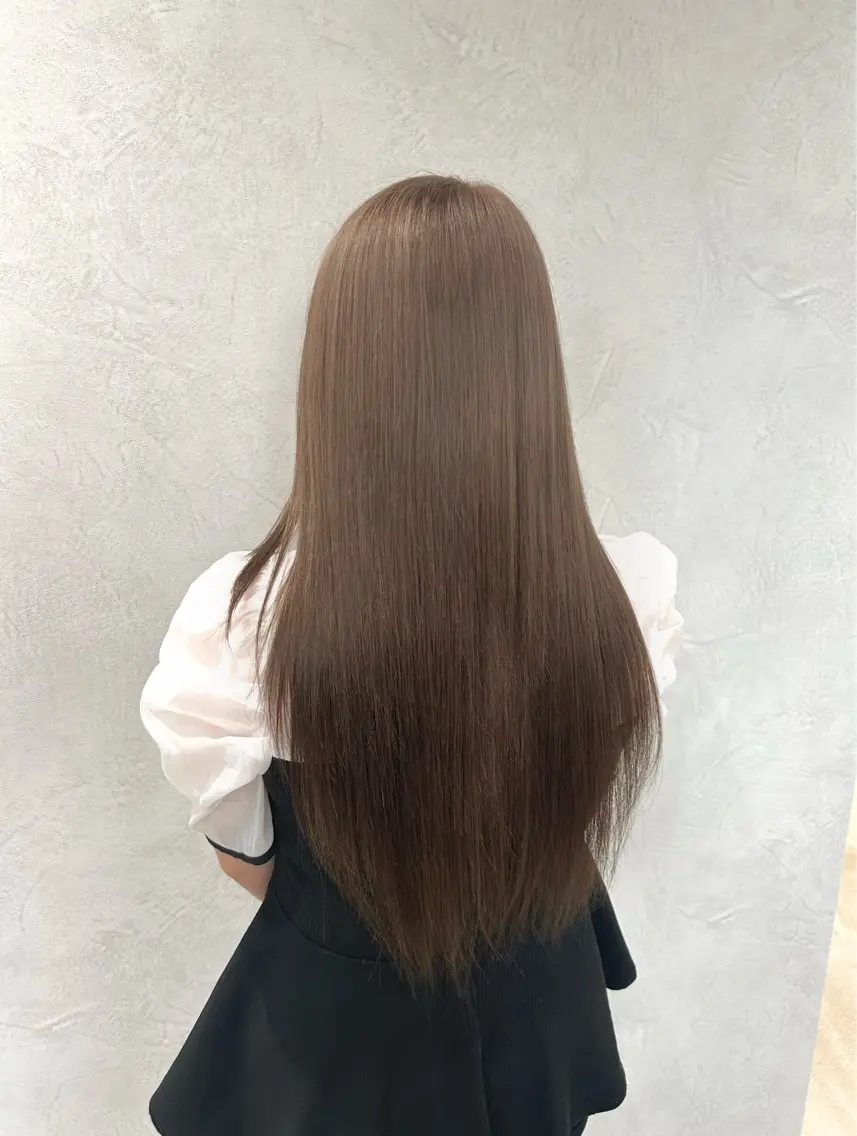 ロング hirano harukaのヘアスタイル