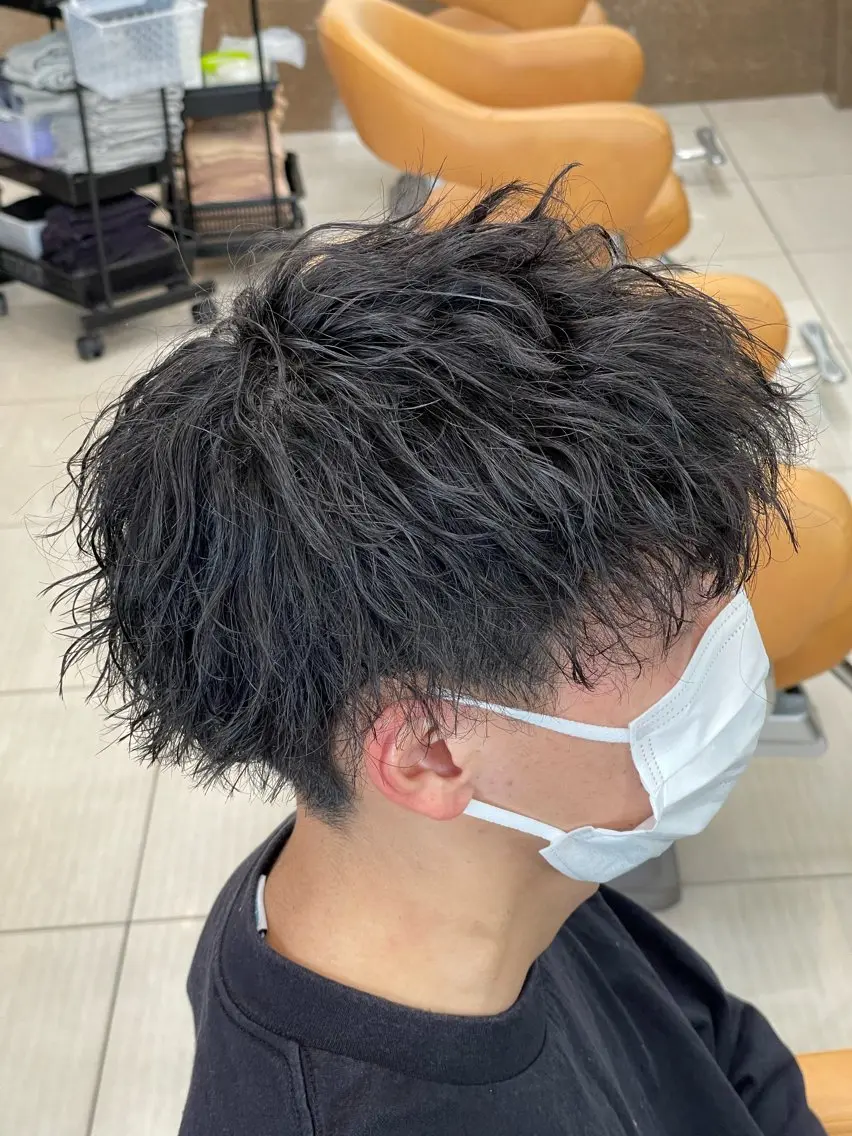 ショート パーマ パーマ ダブルカラー/ 髪質改善💎安藤のヘアスタイル