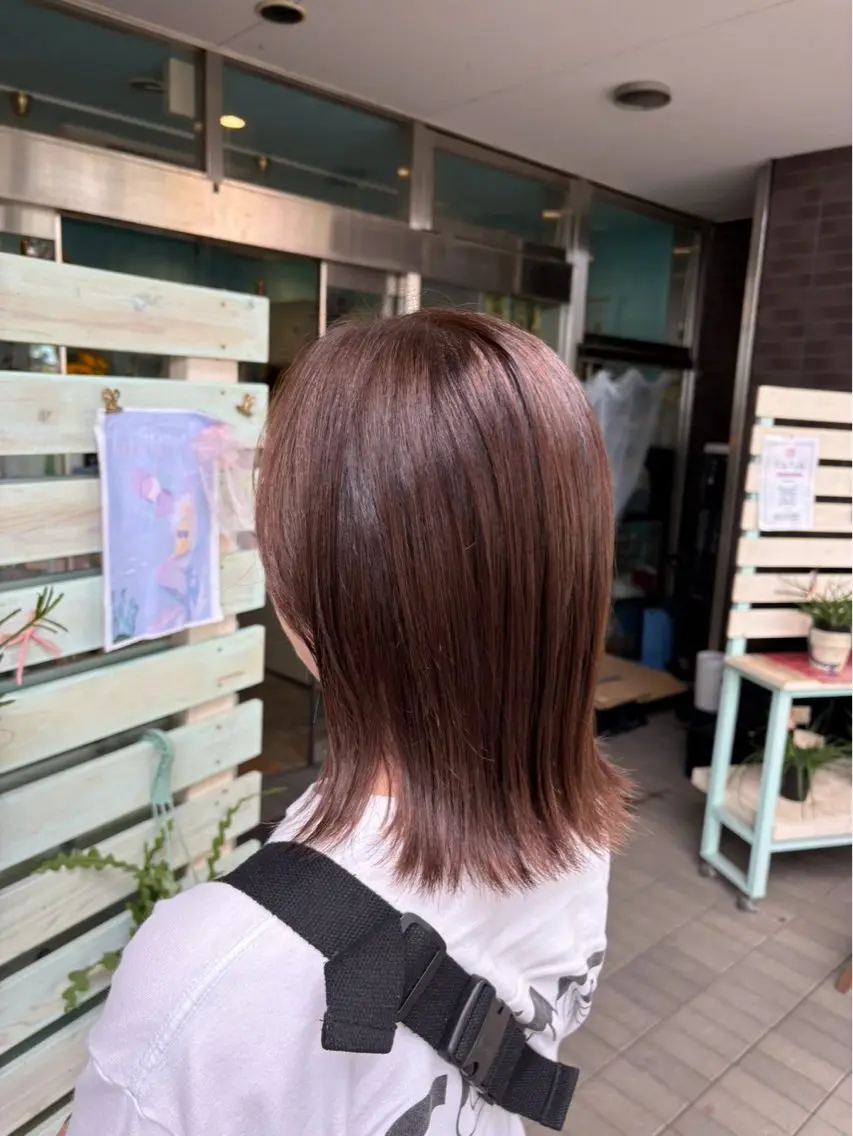 ミディアム オオイシ ミライのヘアスタイル
