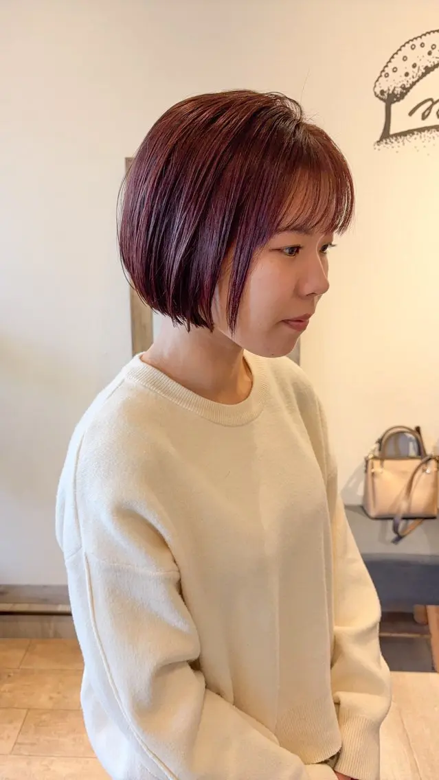 ショート カラー ショートボブ ボブ ショートヘア 小顔カット カット ヘアカラー トリートメント 吉祥寺小顔×ショート 🍋宮本大輔🍋のヘアスタイル