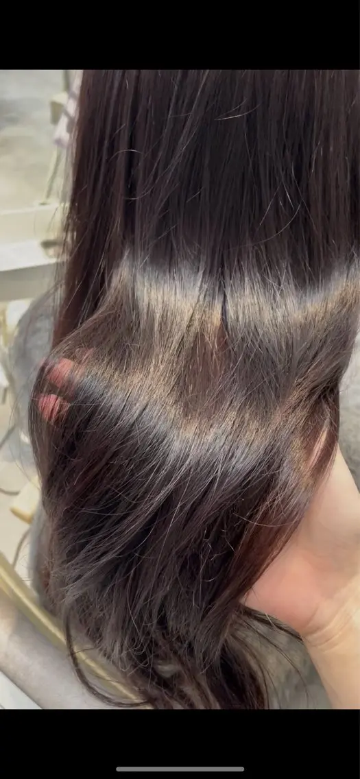 ロング カラー 森 はるかのヘアスタイル