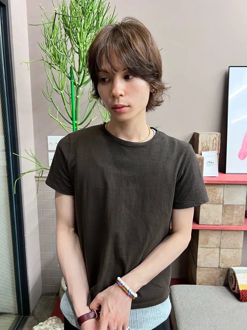 ショート カラー メンズ 小笠原悠斗 /メンズヘアのヘアスタイル