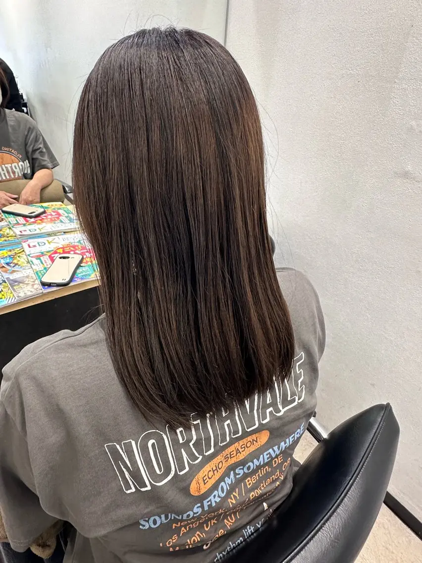 ミディアム カラー ヘアカラー 悠乃☆彡 カラーモデル募集中のヘアスタイル