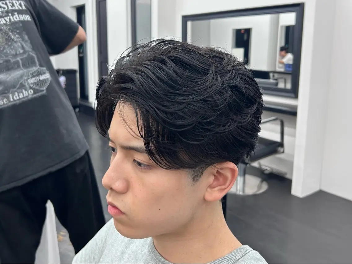 パーマ メンズ カット パーマ 🔥メンズ特化🔥 カラー¥5060~のヘアスタイル