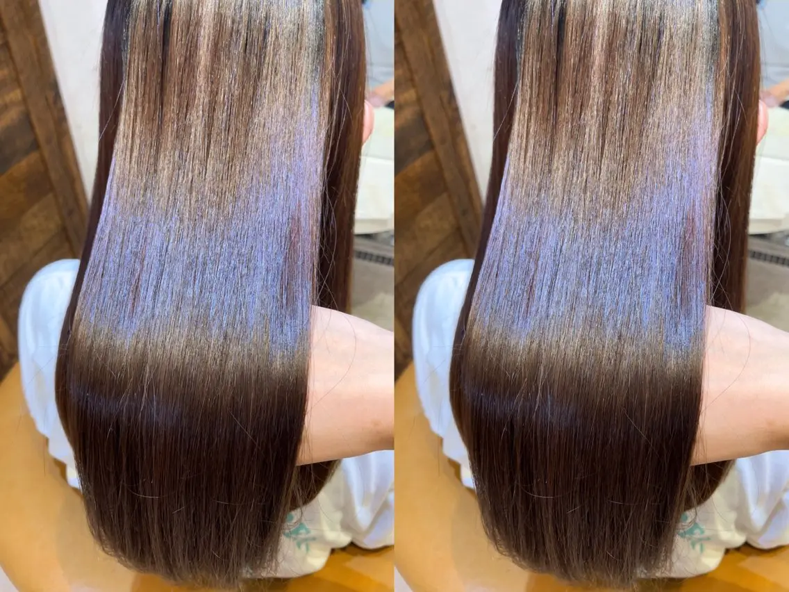 ロング 髪質改善 トリートメント カット ヘアカラー トリートメント 似合わせレイヤー 髪質改善/柴木琴愛のヘアスタイル