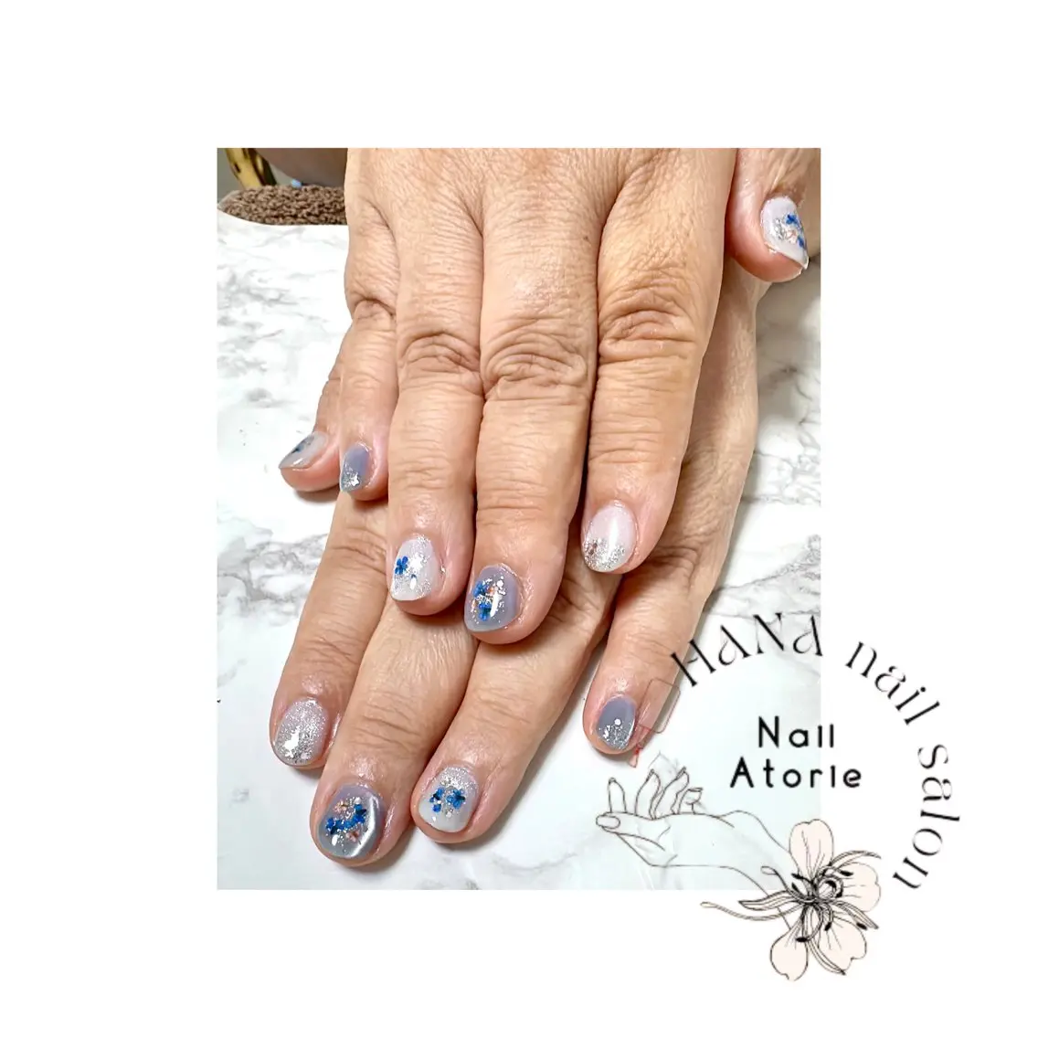 ネイル 夏ネイル ハンドネイル HaNA 　nail salonのネイルデザイン