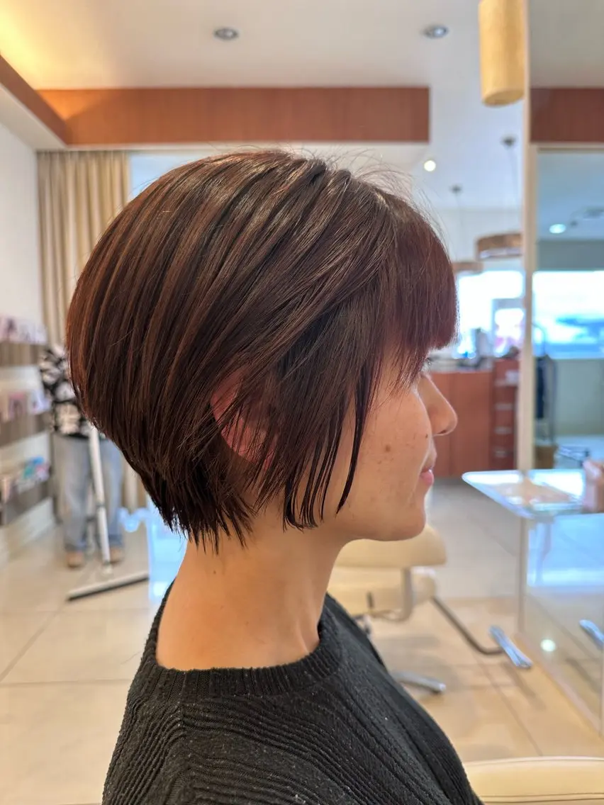 ショート ショートヘア 💎大石 久琉美💎のヘアスタイル