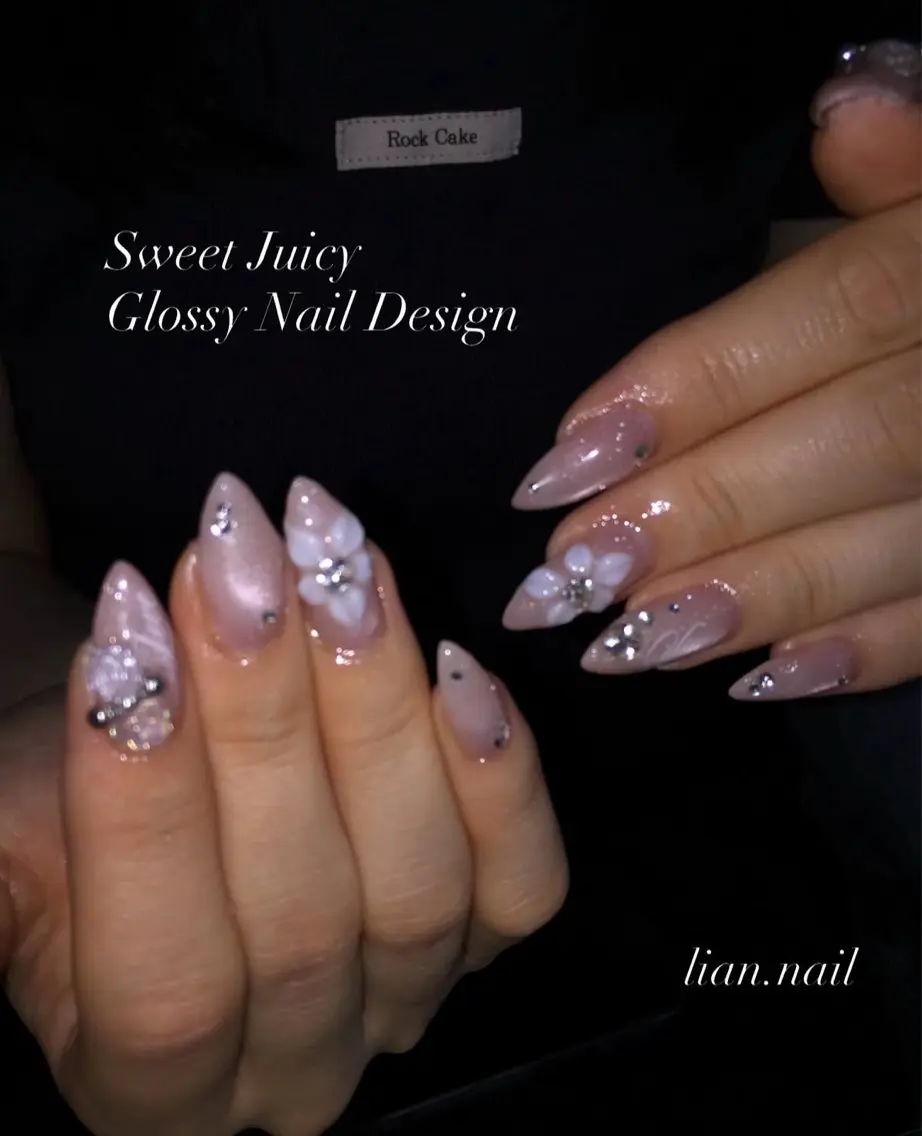 ネイル マグネットネイル ハンドネイル フットネイル Lian nailのネイルデザイン