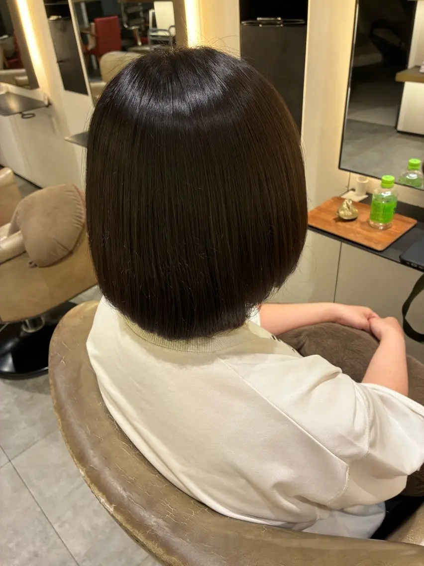 ショート 髪質改善 ショートヘア 縮毛矯正 🍀植田 早映のヘアスタイル