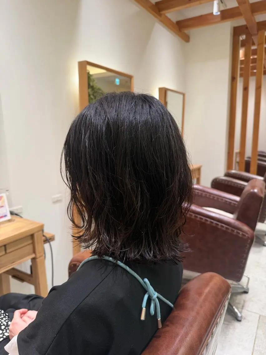 ミディアム FUJIIKANON /パーマモデル募集中のヘアスタイル