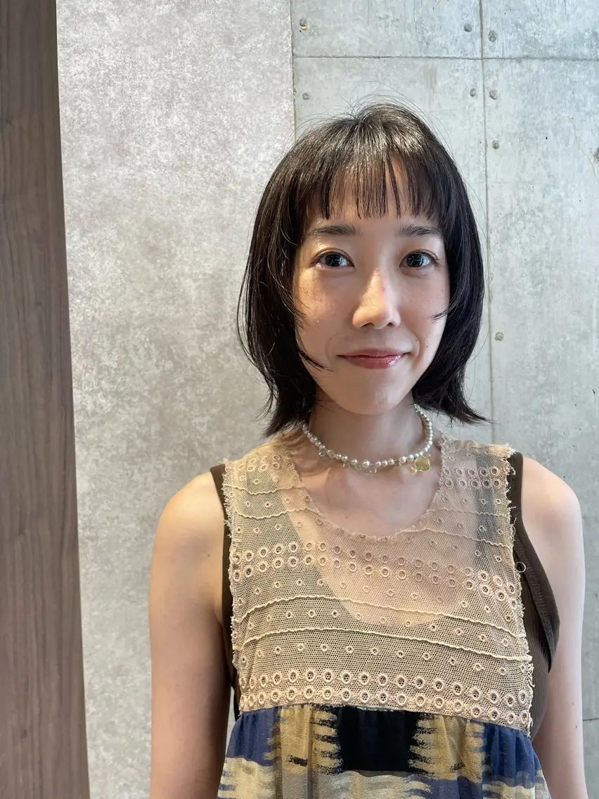 ショート カット ショートウルフくせ毛 お任せくださいのヘアスタイル
