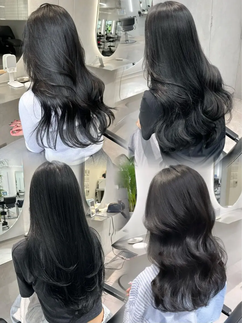 セミロング カラー ヘアカラー トリートメント 🎀表参道/透明感 カラー/花音🎀のヘアスタイル