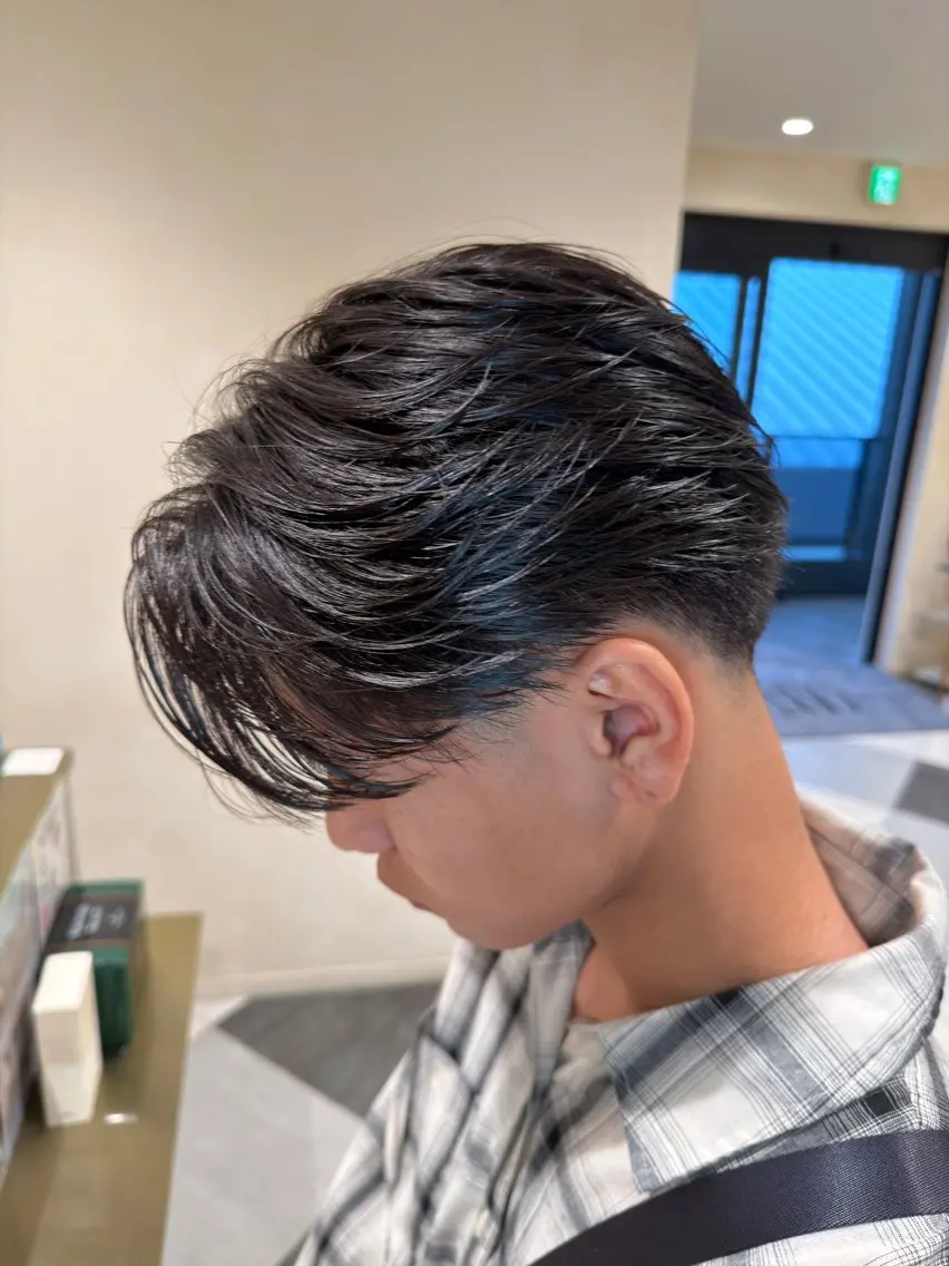 メンズ カット 野里 来希のヘアスタイル