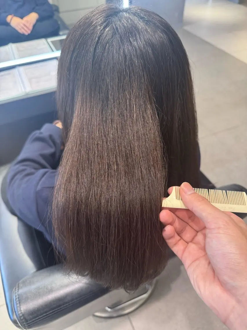 ロング トリートメント KOUYU(ému) 伏見/カラーモデルのヘアスタイル