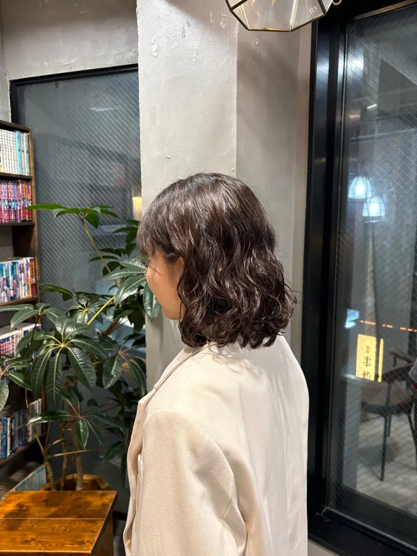 ミディアム パーマ ♡yuiha♡ メイクモデル募集💄のヘアスタイル