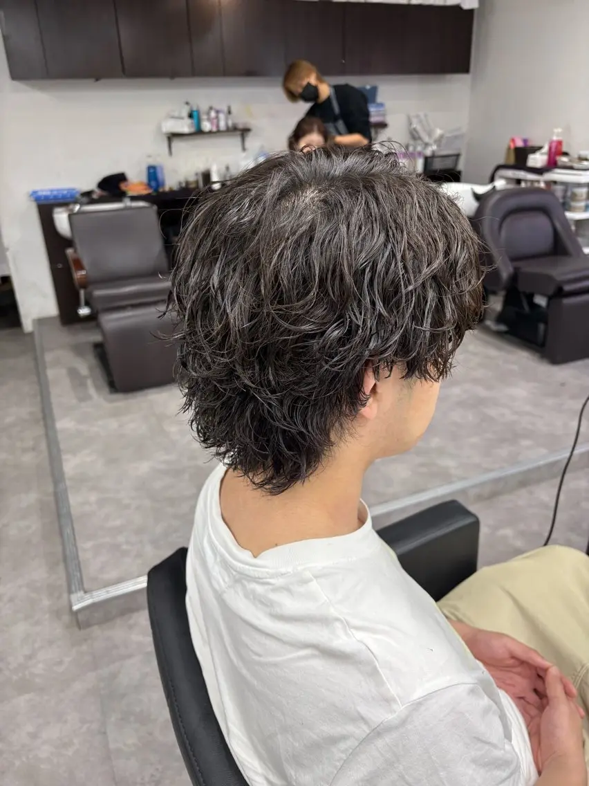 パーマ メンズ 笹江 瑞穂のヘアスタイル