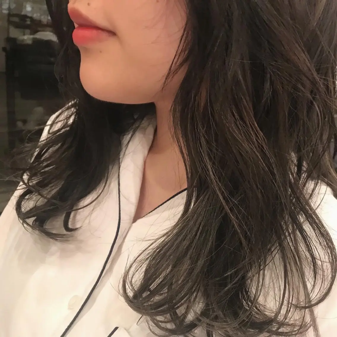 セミロング カラー ヘアカラー 銀座🤍ボブ/ ミディアム/佐野夢美のヘアスタイル