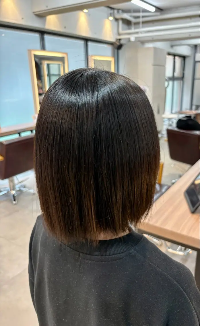 ショート ボブ 縮毛矯正 カット 縮毛矯正 💎艶髪／縮毛特化 世麗💎のヘアスタイル