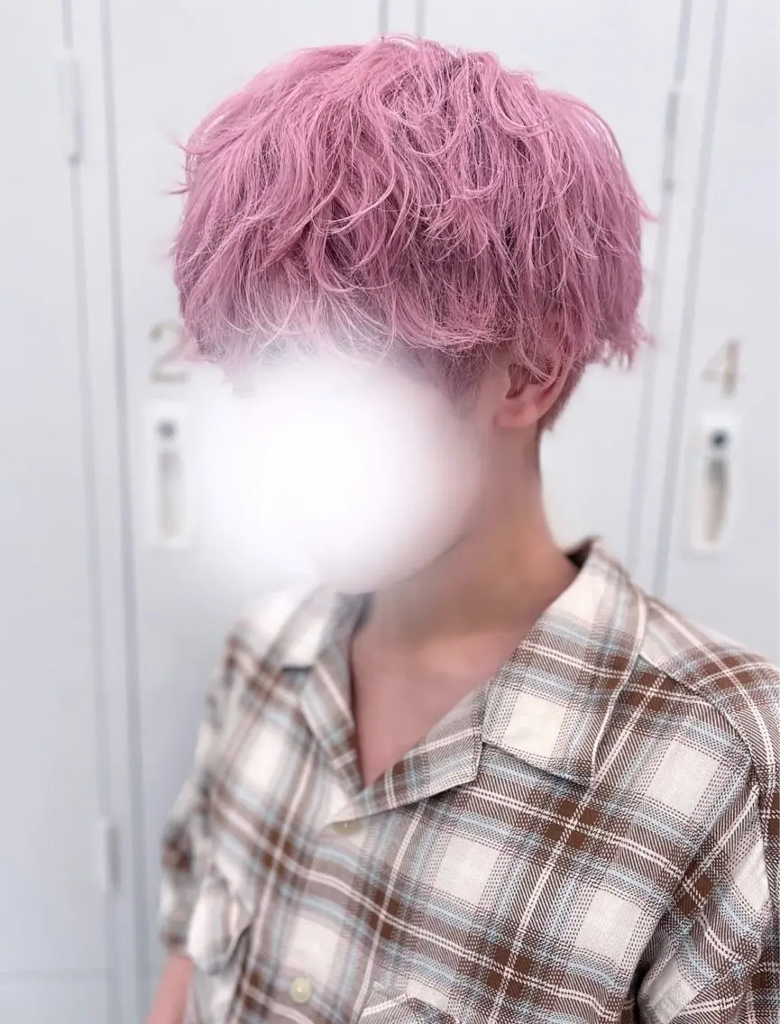 ショート カラー ハイトーンカラー ピンクカラー ヘアカラー 後ろ姿まで盛れる艶髪 🫧渋谷Masakiのヘアスタイル